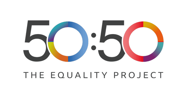 50:50 initiative logo